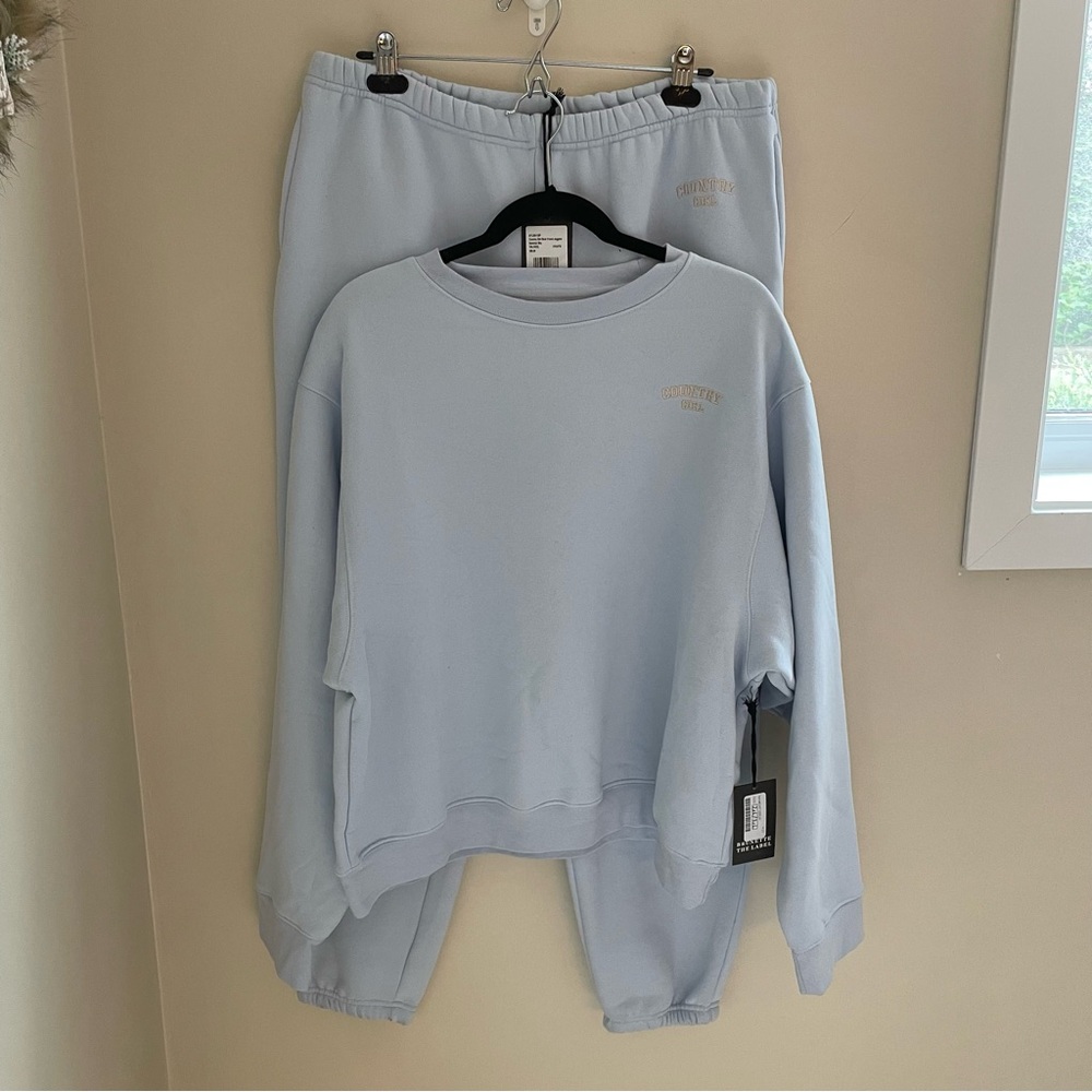 Brunette the Label Country Girl Best Friend Crew and Jogger Set - Picture 2 of 15